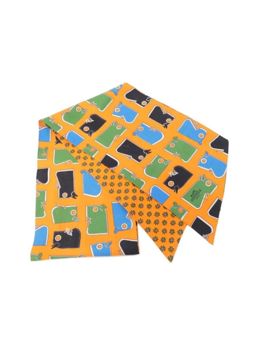 Hermes Maxi Twilly Cut Scarf